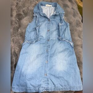 Copper Key Light Blue Denim Dress